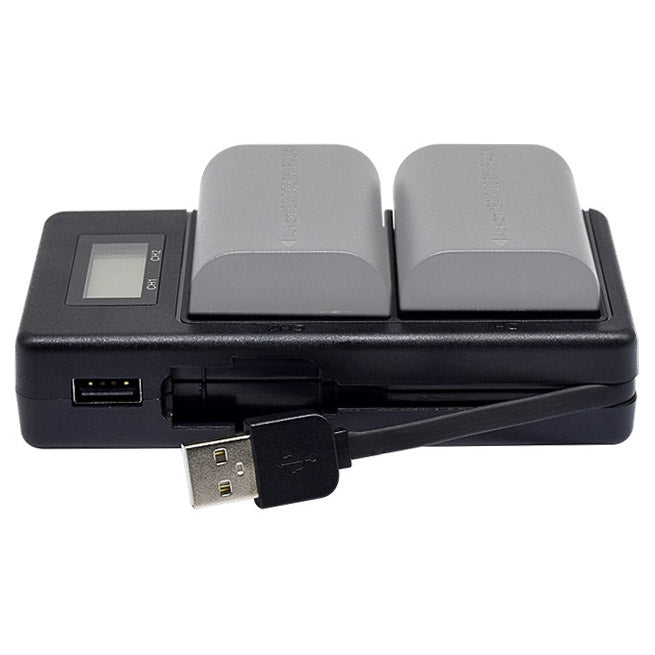 LP-E6 Digital Camera SLR Battery Digital LCD Charger for Canon Series - Battery USB Charger by buy2fix | Online Shopping UK | buy2fix