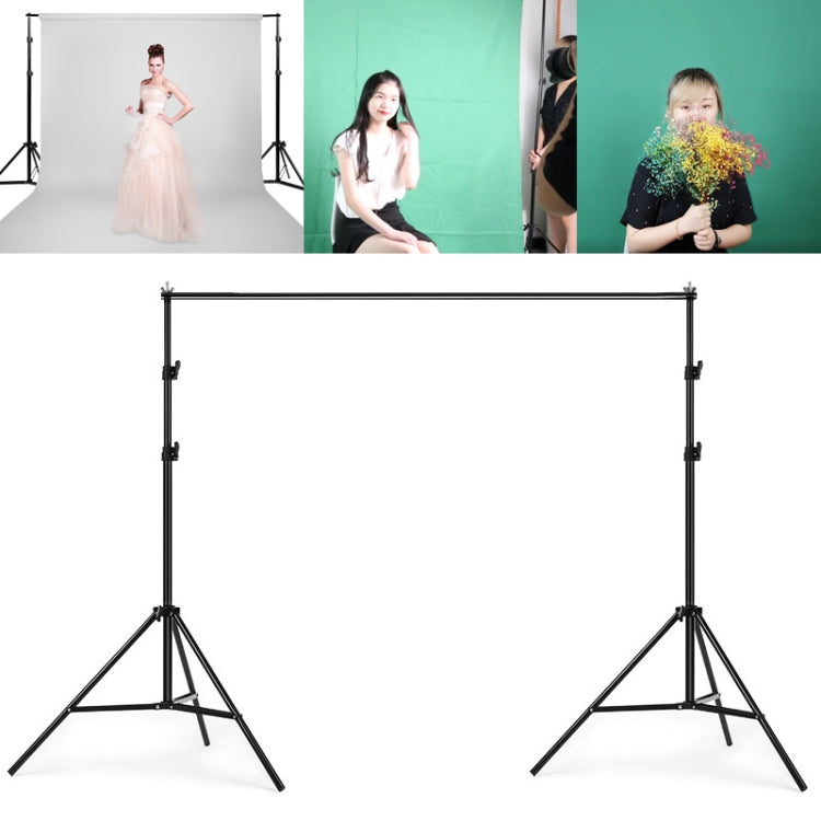 200x200cm Photo Studio Background Support Stand Backdrop Crossbar Bracket Kit - Support Stands by buy2fix | Online Shopping UK | buy2fix