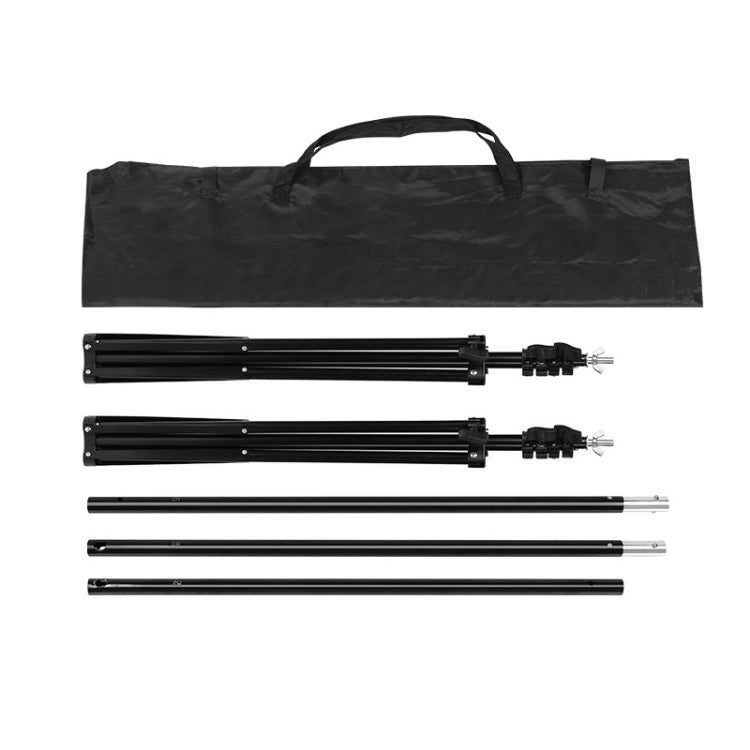 200x200cm Photo Studio Background Support Stand Backdrop Crossbar Bracket Kit - Support Stands by buy2fix | Online Shopping UK | buy2fix
