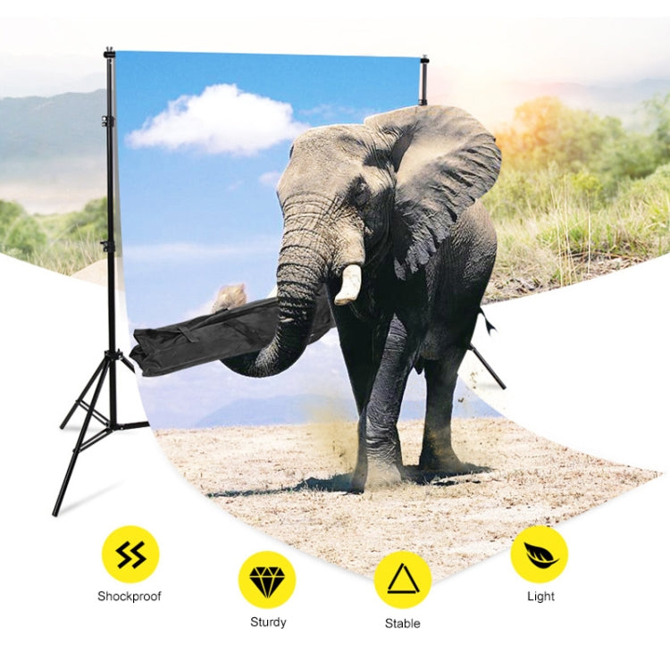 200x200cm Photo Studio Background Support Stand Backdrop Crossbar Bracket Kit - Support Stands by buy2fix | Online Shopping UK | buy2fix