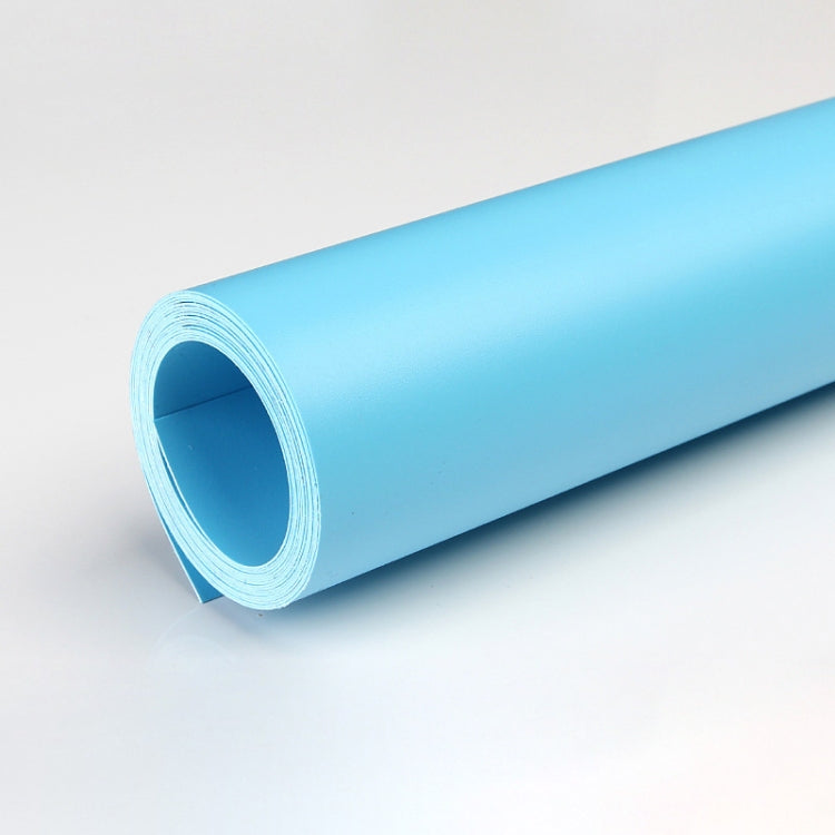 120x200cm PVC Paper Matte Photography Background(Blue) - Solid Color by buy2fix | Online Shopping UK | buy2fix
