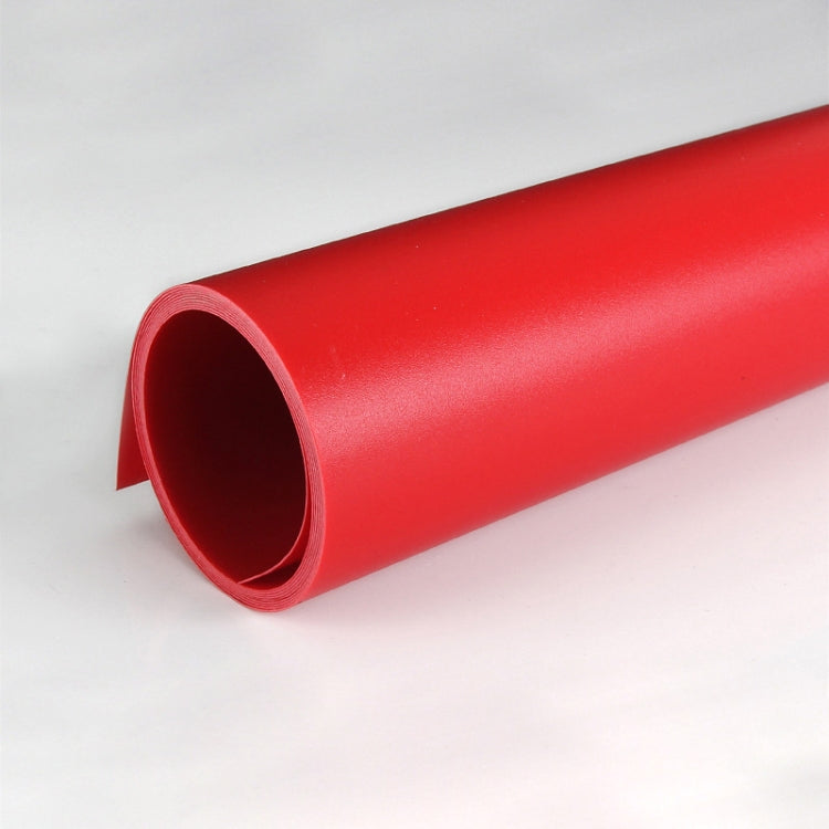 120x200cm PVC Paper Matte Photography Background(Red) - Solid Color by buy2fix | Online Shopping UK | buy2fix