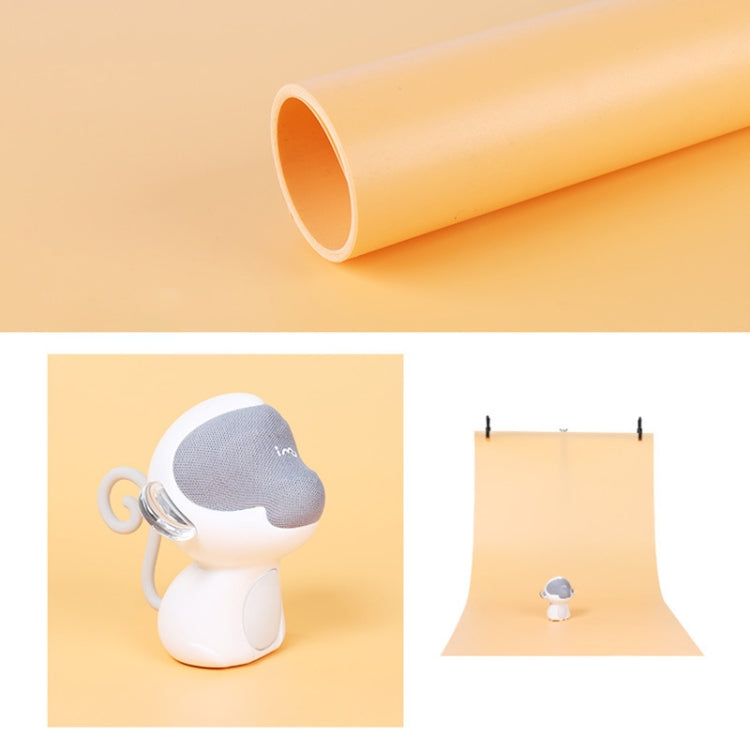 120x200cm PVC Paper Matte Photography Background(Yellow) - Solid Color by buy2fix | Online Shopping UK | buy2fix