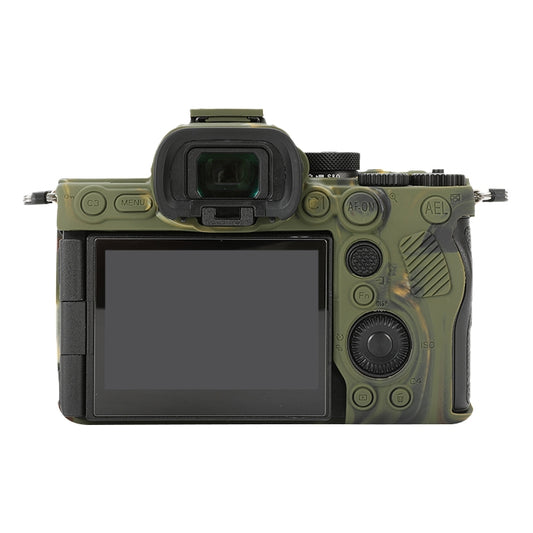 For Sony ILCE-7RM5 / Alpha 7R V Soft Silicone Protective Case (Camouflage) by buy2fix