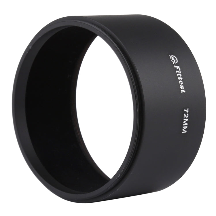 FITTEST 72mm Thread Type Straight Tube Full Metal Lens Hood Shade for Medium Telephoto Lens - Lens Hood by FITTEST | Online Shopping UK | buy2fix
