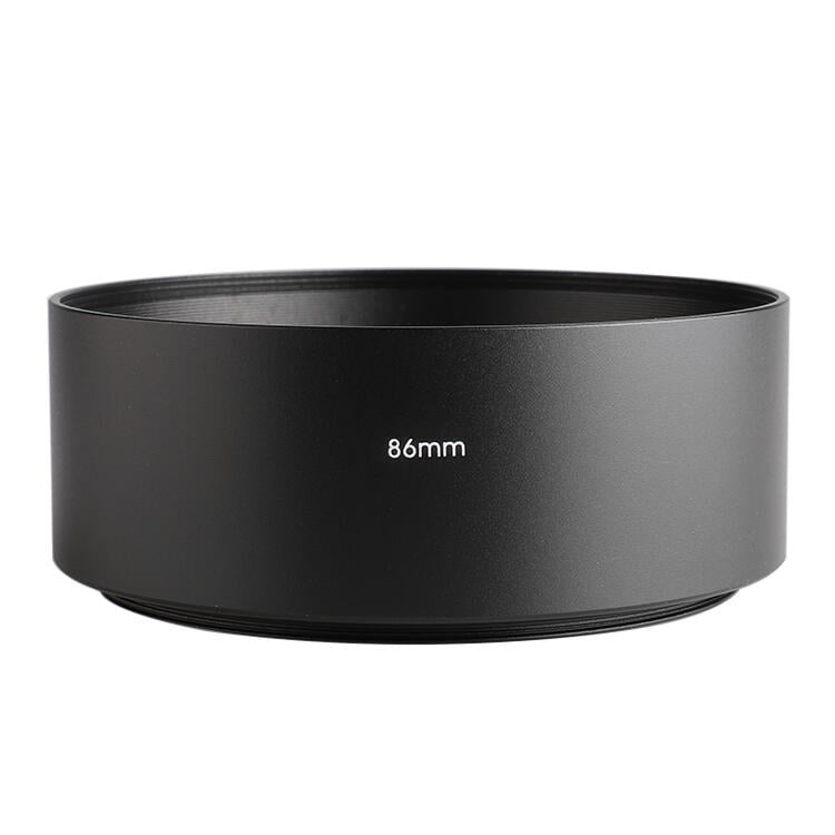 86mm x 86mm x 40mm Thread Type Straight Tube Full Metal Lens Hood Shade for Medium Telephoto Lens - Lens Hood by buy2fix | Online Shopping UK | buy2fix