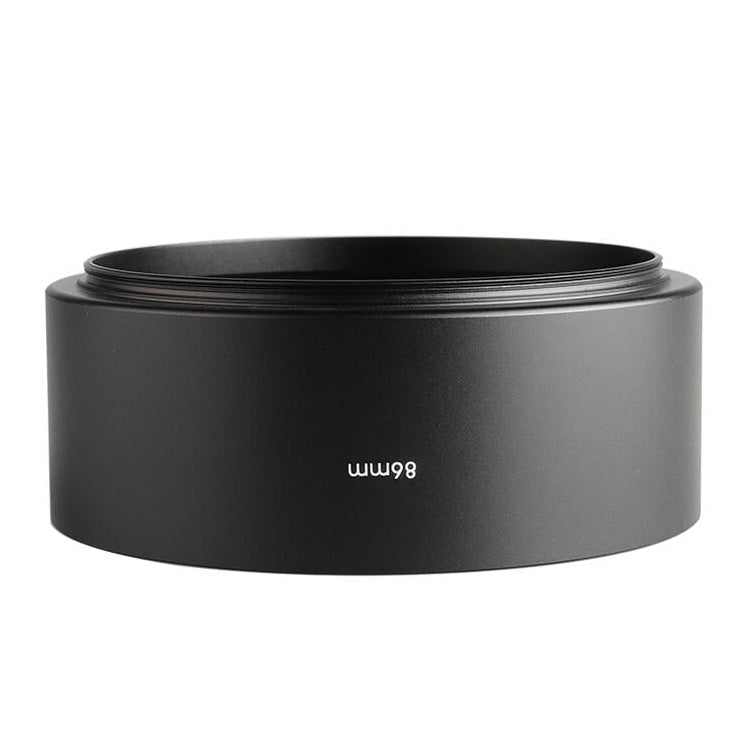 86mm x 86mm x 40mm Thread Type Straight Tube Full Metal Lens Hood Shade for Medium Telephoto Lens - Lens Hood by buy2fix | Online Shopping UK | buy2fix