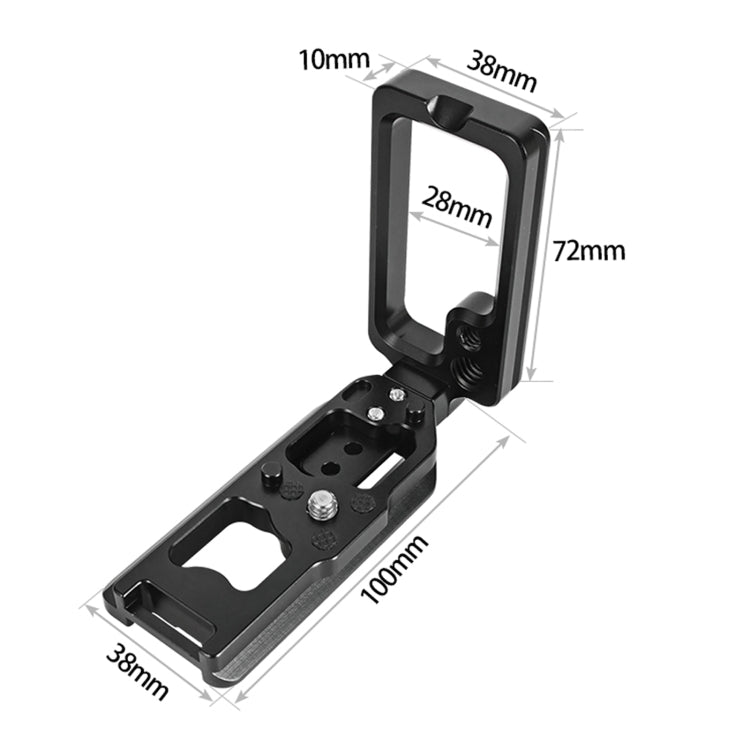 1/4 inch Vertical Shoot Quick Release L Plate Bracket Base Holder for Nikon Z6 / Z7 - L-Bracket by buy2fix | Online Shopping UK | buy2fix