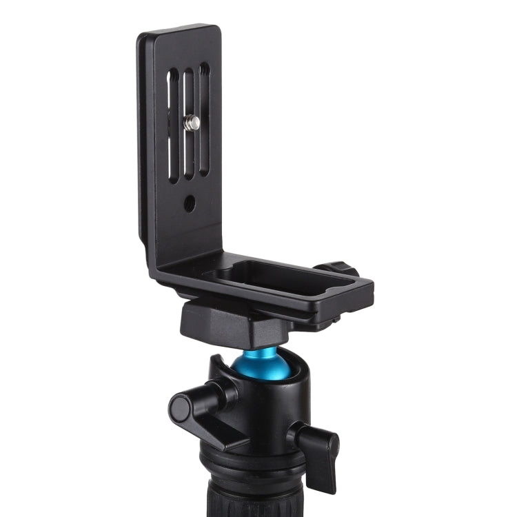 1 / 4 inch Vertical Shoot Quick Release L Plate Bracket Base Holder - L-Bracket by buy2fix | Online Shopping UK | buy2fix