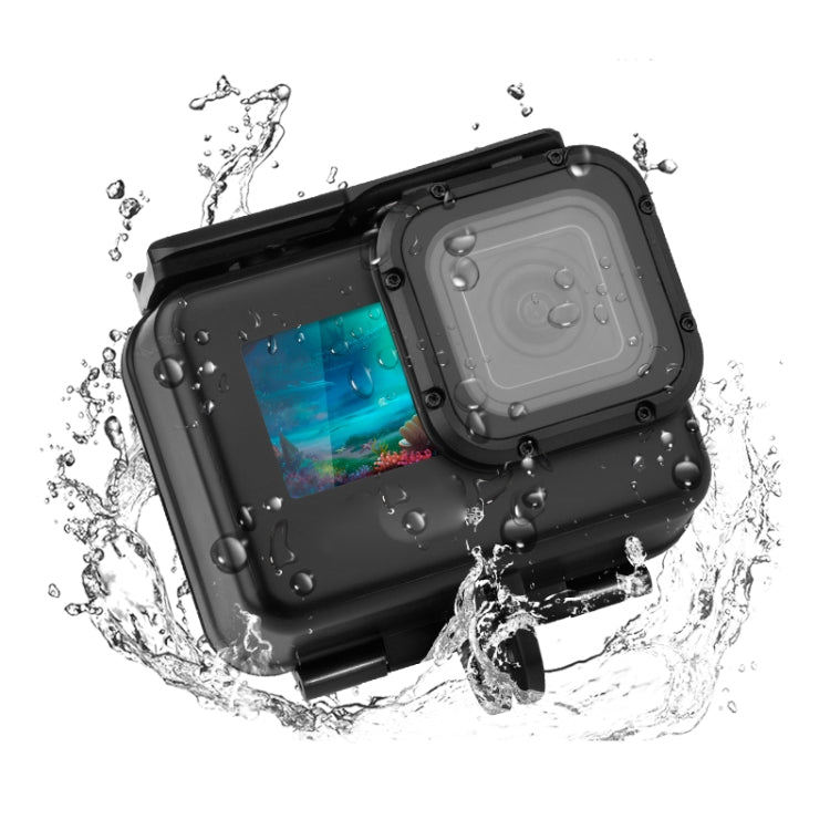 50m Waterproof Housing Protective Case with Buckle Basic Mount & Screw for GoPro HERO10 Black / HERO9 Black (Black) - Waterproof Cases by buy2fix | Online Shopping UK | buy2fix