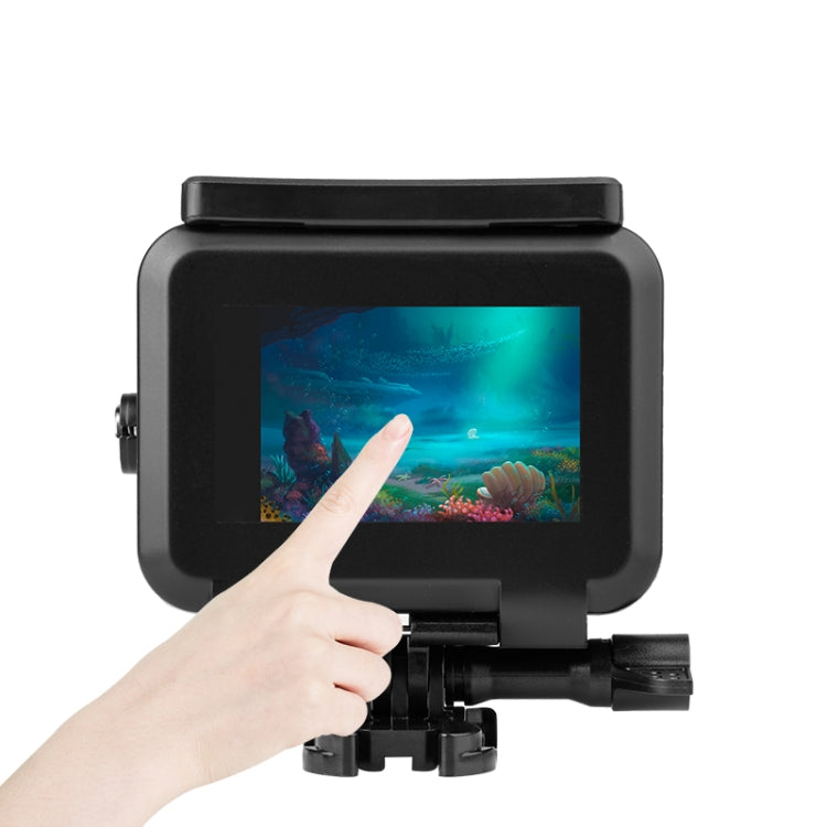 50m Waterproof Housing Protective Case with Buckle Basic Mount & Screw for GoPro HERO10 Black / HERO9 Black (Black) - Waterproof Cases by buy2fix | Online Shopping UK | buy2fix