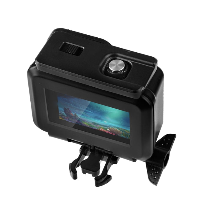50m Waterproof Housing Protective Case with Buckle Basic Mount & Screw for GoPro HERO10 Black / HERO9 Black (Black) - Waterproof Cases by buy2fix | Online Shopping UK | buy2fix