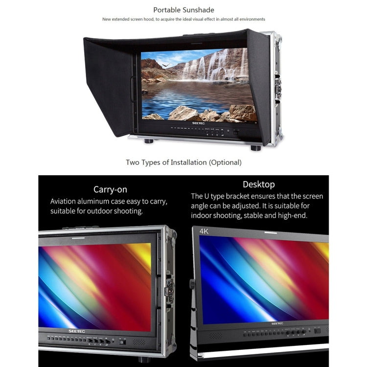 SEETEC 4K215-9HSD-CO 1920x1080 21.5 inch SDI / HDMI Full HD Director Box Camera Field Monitor by SEETEC