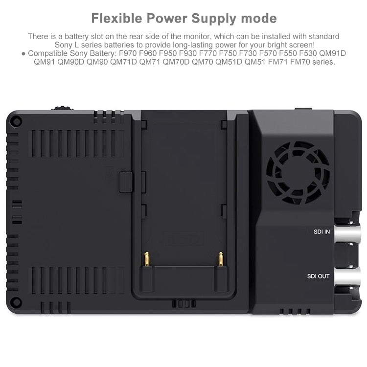 FEELWORLD LUT6S 1920x1080 2600 nits 6 inch IPS Screen HDMI 4K Touch Screen SDI HDI Camera Field Monitor by FEELWORLD