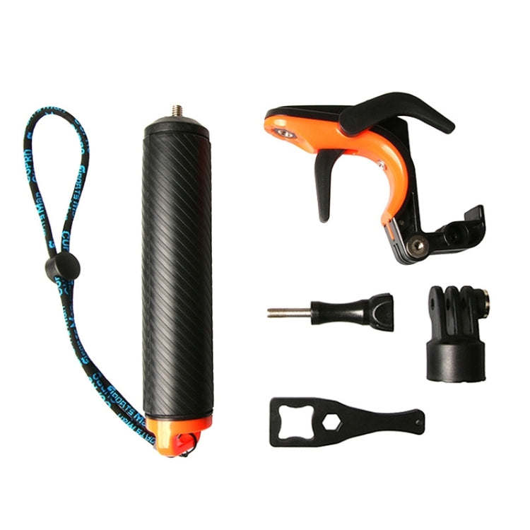 Shutter Trigger + Floating Hand Grip Diving Buoyancy Stick with Adjustable Anti-lost Strap & Screw & Wrench for GoPro HERO7 /6 Black /5 Black - Floating Grip & Ball by buy2fix | Online Shopping UK | buy2fix