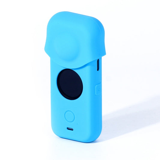 Full Body Dust-proof Silicone Protective Case for Insta360 ONE X2(Blue) by buy2fix