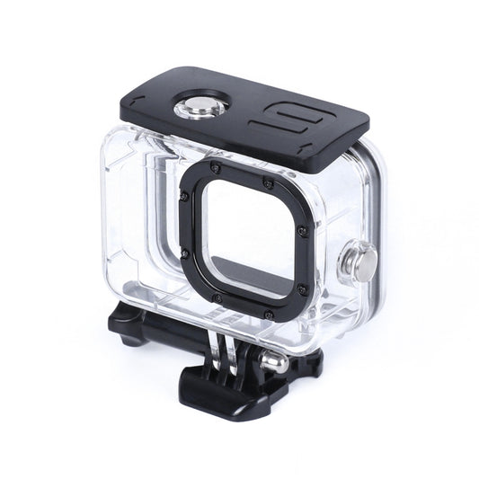 45m Waterproof Housing Protective Case with Buckle Basic Mount & Screw For GoPro HERO10 Black / HERO9 Black by buy2fix