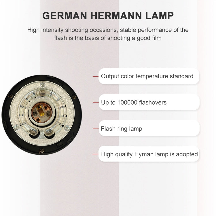 TRIOPO Oubao TTR600W Studio Flash with E27 150W Light Bulb - Shoe Mount Flashes by TRIOPO | Online Shopping UK | buy2fix