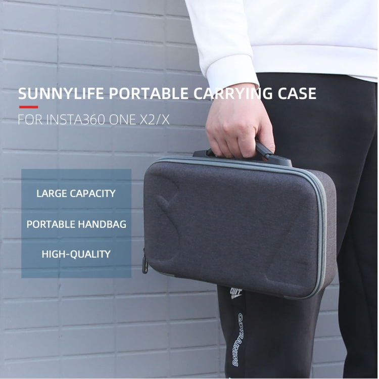 Sunnylife IST-B193 Storage Bag Case Handbag for Insta360 ONE X2 / X(Black) - Case & Bags by Sunnylife | Online Shopping UK | buy2fix