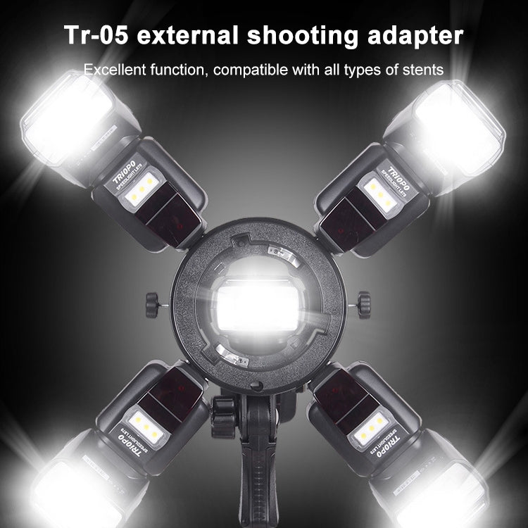TRIOPO TR-05 Flash Holder Multi-function Camera Universal S-type Holder Accessories Transfer Interface - Stand Bracket by TRIOPO | Online Shopping UK | buy2fix