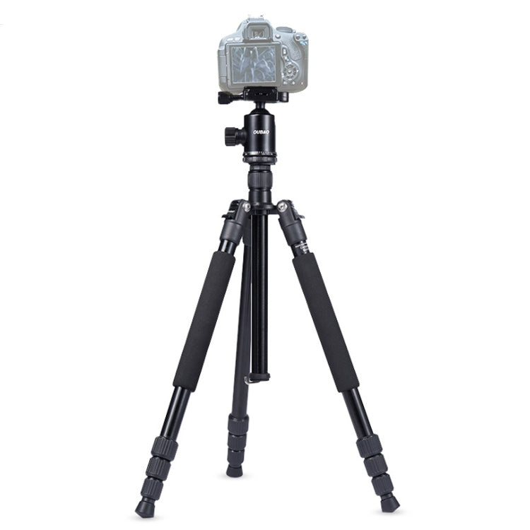 TRIOPO Oubao A-608S Adjustable Portable Aluminum Alloy Tripod with Ball Head for SLR Camera - Tripods by TRIOPO | Online Shopping UK | buy2fix