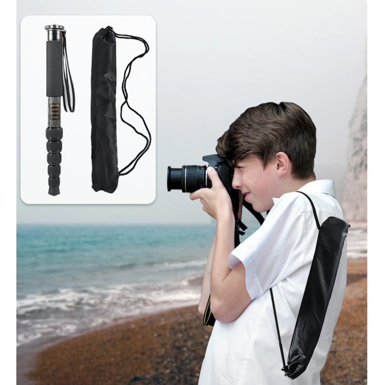BEXIN P306C Portable Travel Outdoor DSLR Camera Carbon Fiber Monopod Holder (Black) - Monopods by BEXIN | Online Shopping UK | buy2fix