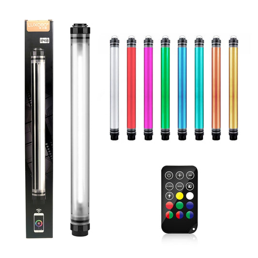 LUXCeO P7RGB Pro Colorful Photo LED Stick Video Light APP Control Adjustable Color Temperature Waterproof Handheld LED Fill Light with Remote Control - by LUXCeO | Online Shopping UK | buy2fix