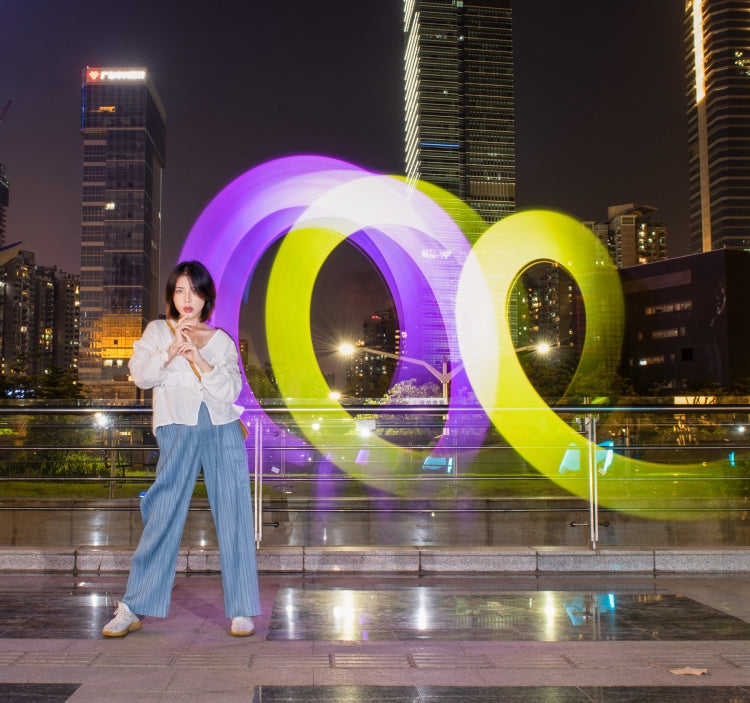 LUXCeO P7RGB Pro Colorful Photo LED Stick Video Light APP Control Adjustable Color Temperature Waterproof Handheld LED Fill Light with Remote Control - by LUXCeO | Online Shopping UK | buy2fix