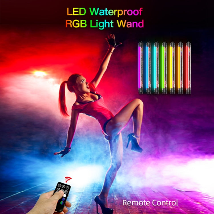 LUXCeO P7RGB Colorful Photo LED Stick Video Light APP Control Adjustable Color Temperature Waterproof Handheld LED Fill Light with Remote Control - by LUXCeO | Online Shopping UK | buy2fix