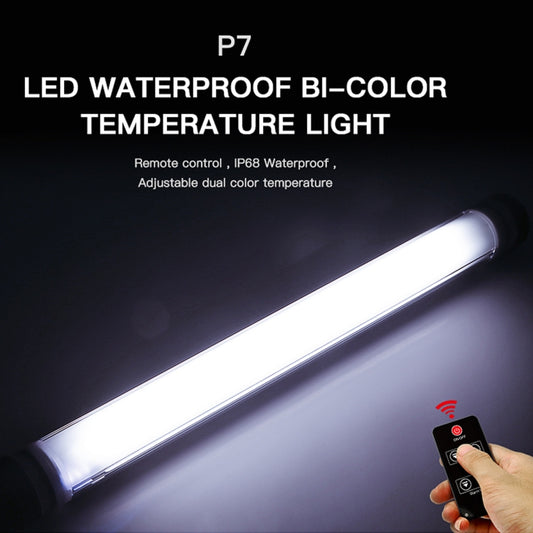 LUXCeO P7 Dual Color Temperature Photo LED Stick Video Light Waterproof Handheld LED Fill Light with Remote Control - by LUXCeO | Online Shopping UK | buy2fix
