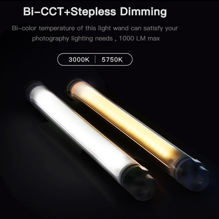 LUXCeO P7 Dual Color Temperature Photo LED Stick Video Light Waterproof Handheld LED Fill Light with Remote Control - by LUXCeO | Online Shopping UK | buy2fix