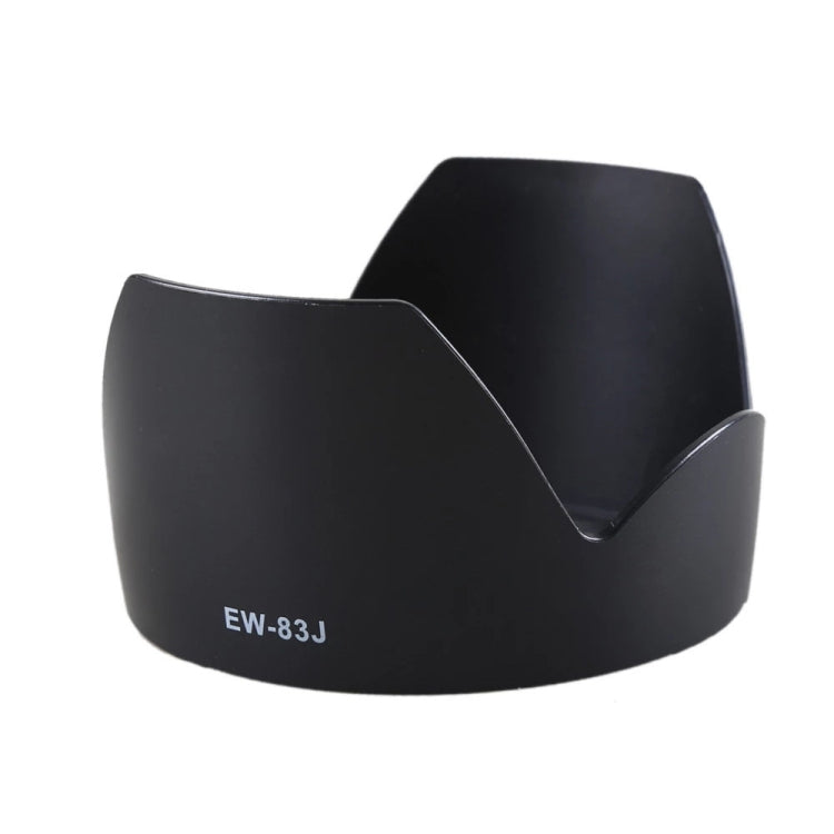 EW-83J Lens Hood Shade for Canon EF-S 17-55mm f/2.8 IS USM Lens (Black) - Lens Hood by buy2fix | Online Shopping UK | buy2fix