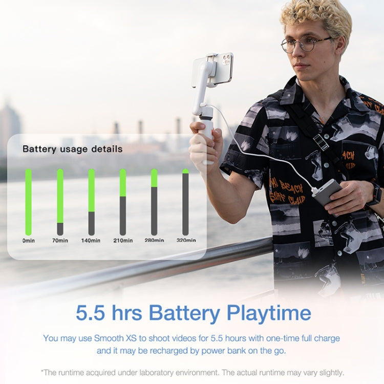 ZHIYUN YSZY018 Smooth-XS Handheld Gimbal Stabilizer Selfie Stick for Smart Phone, Load: 200g(Pink) by buy2fix