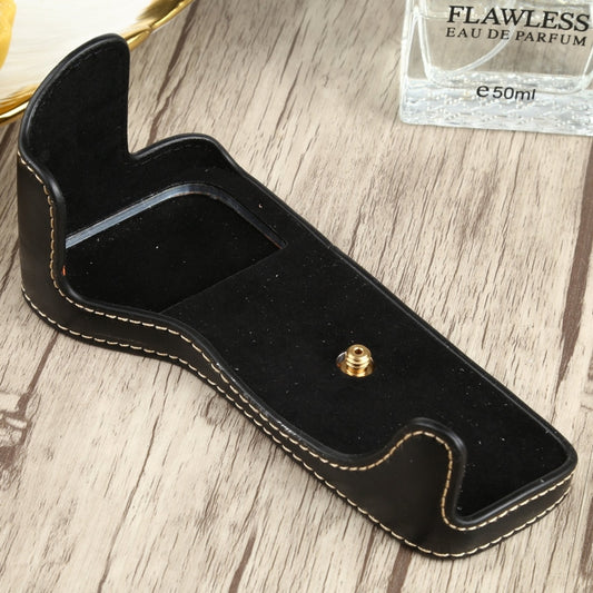 1/4 inch Thread PU Leather Camera Half Case Base for Canon EOS 77D / 800D(Black) by buy2fix