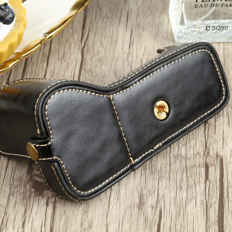 1/4 inch Thread PU Leather Camera Half Case Base for Canon EOS 77D / 800D(Black) by buy2fix