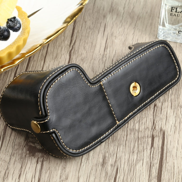 1/4 inch Thread PU Leather Camera Half Case Base for Canon EOS 90D (Black) - Half Case by buy2fix | Online Shopping UK | buy2fix