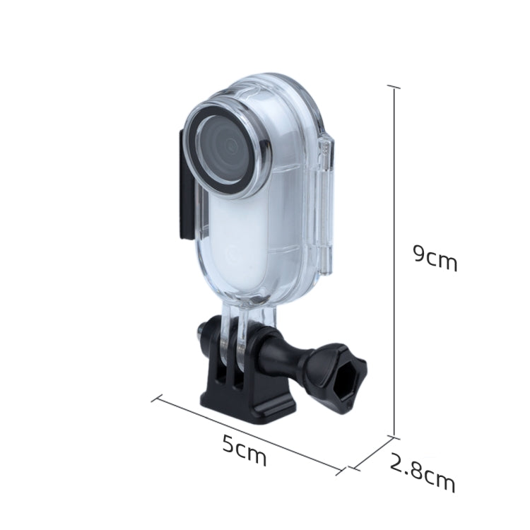 30m Underwater Waterproof Housing Protective Case for Insta360 GO 2, with Base Adapter & Screw - Case & Bags by buy2fix | Online Shopping UK | buy2fix