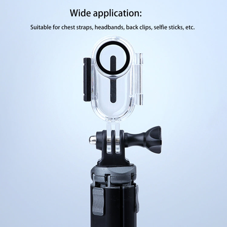 30m Underwater Waterproof Housing Protective Case for Insta360 GO 2, with Base Adapter & Screw - Case & Bags by buy2fix | Online Shopping UK | buy2fix
