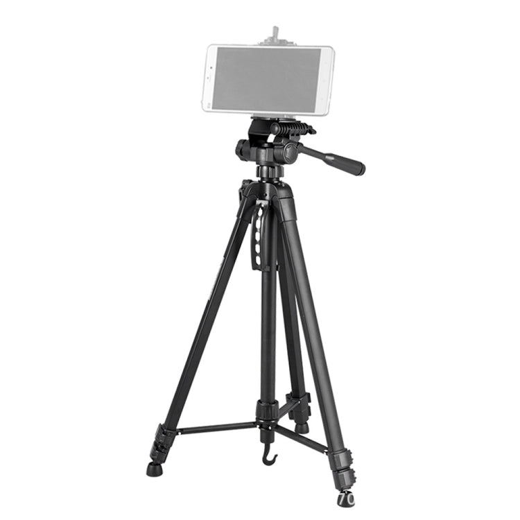 WeiFeng WT-3560 3-Section Folding Legs Live Broadcast Aluminum Alloy Tripod Mount (Black) - Tripods by buy2fix | Online Shopping UK | buy2fix