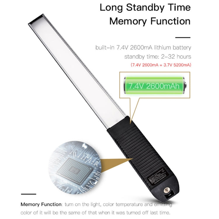LUXCeO Q508A 8 Color Photo LED Stick Video Light Waterproof Handheld LED Fill Light Flash Lighting Lamp with Remote Control - by LUXCeO | Online Shopping UK | buy2fix