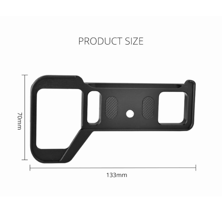 YELANGU CL8 Camera Expansion Board Base L Plate for Sony ILCE-9M2 / A9 II / ILCE-7RM4 / A7R IV(Black) - L-Bracket by YELANGU | Online Shopping UK | buy2fix