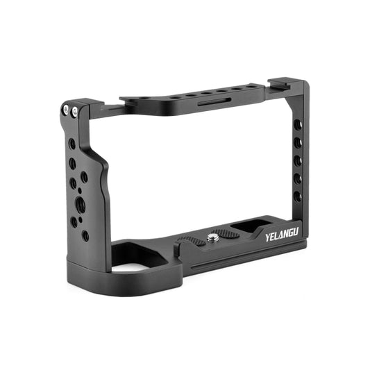 YELANGU C24 Video Camera Cage Stabilizer for Sony Alpha 7C / A7C / ILCE-7C (Black) by YELANGU