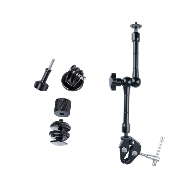 11 inch Adjustable Friction Articulating Magic Arm + Large Claws Clips - Camera Gimbal by buy2fix | Online Shopping UK | buy2fix