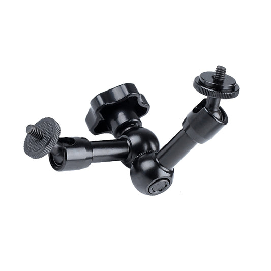 7 inch Adjustable Friction Articulating Magic Arm + Large Claws Clips with Phone Clamp (Black) - Camera Gimbal by buy2fix | Online Shopping UK | buy2fix