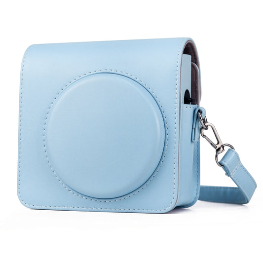 Full Body PU Leather Case Camera Bag with Strap for FUJIFILM instax Square SQ1 (Blue) - Leather Bag by buy2fix | Online Shopping UK | buy2fix