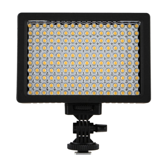 HD-160 White Light LED Video Light on-Camera Photography Lighting Fill Light for Canon, Nikon, DSLR Camera with 3 Filter Plates by buy2fix