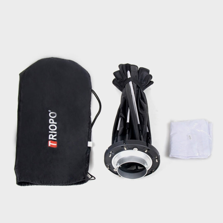 TRIOPO K2-120 120cm Speedlite Flash Octagon Parabolic Softbox Bowens Mount Diffuser (Black) - by TRIOPO | Online Shopping UK | buy2fix