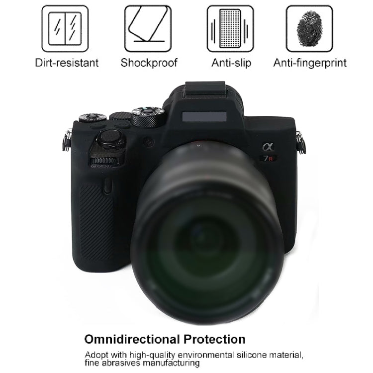 For Sony A7R4 Soft Silicone Protective Case(Yellow) - Protective Case by buy2fix | Online Shopping UK | buy2fix
