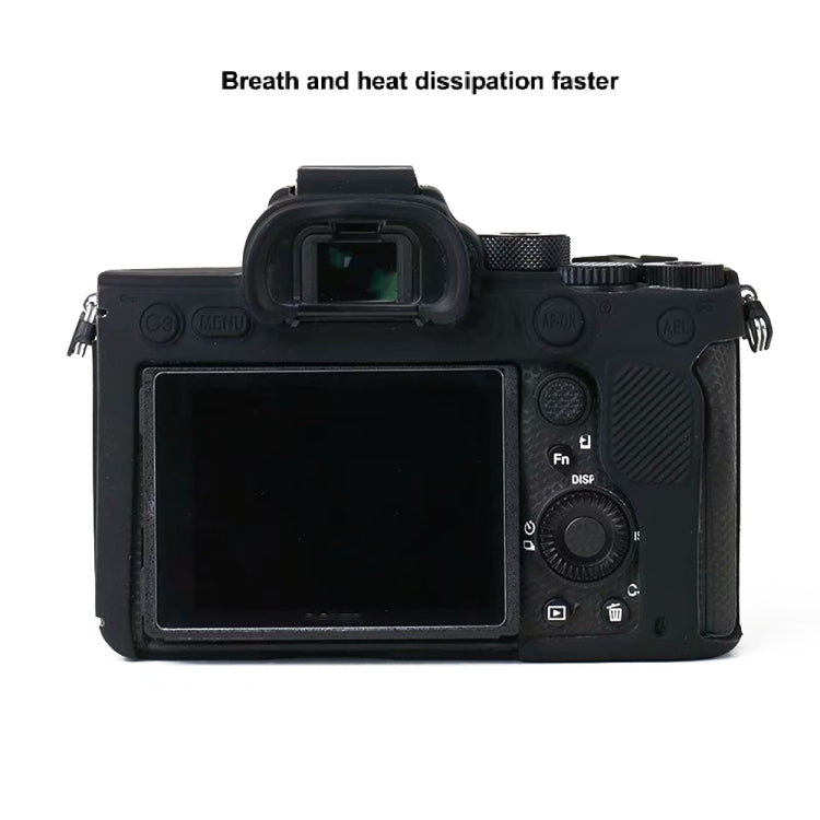 For Sony A7R4 Soft Silicone Protective Case(Yellow) - Protective Case by buy2fix | Online Shopping UK | buy2fix
