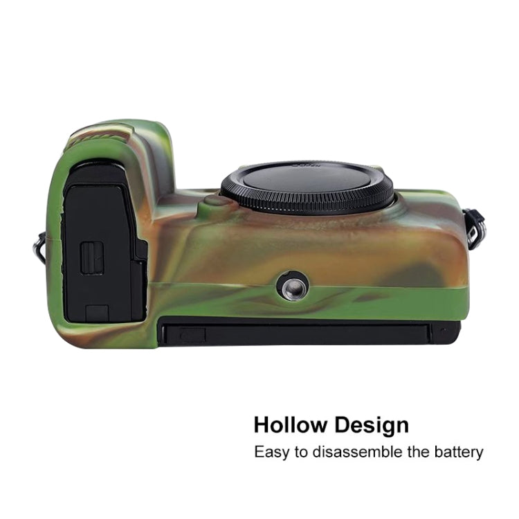 Soft Silicone Protective Case for FUJIFILM X-S10 (Camouflage) by buy2fix